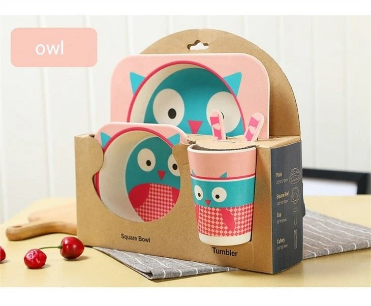 Bamboo Children Dinnerware Set Bamboo Children Dinnerware Set