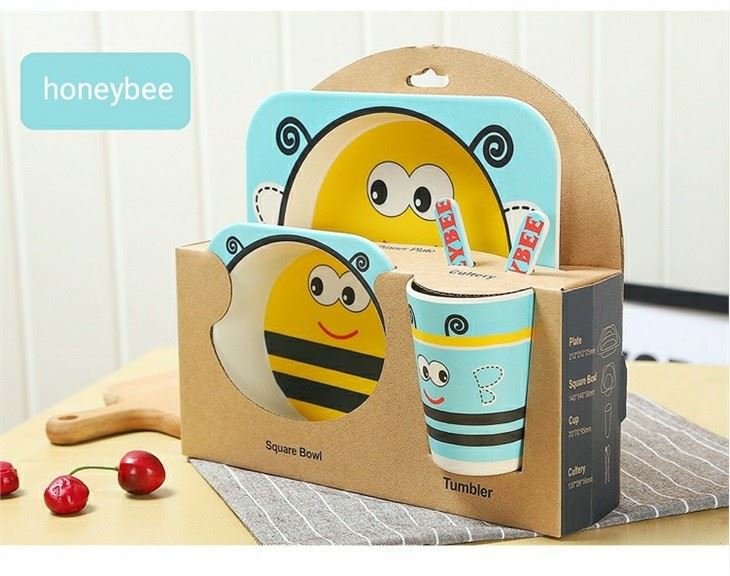 Bamboo Children Dinnerware Set Bamboo Children Dinnerware Set